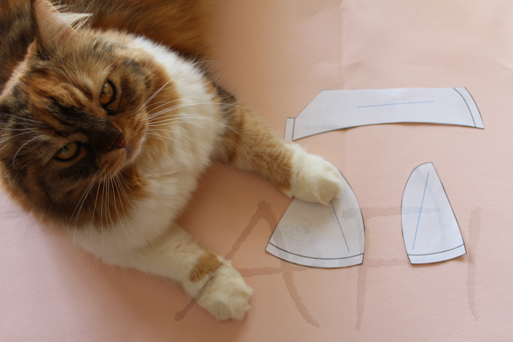 How to sew a bra - Step 5.3: Cutting - Cutting lace – AFI Atelier