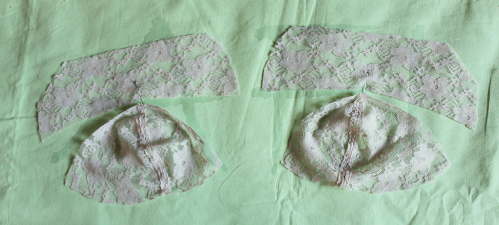 maya bra cup from lace