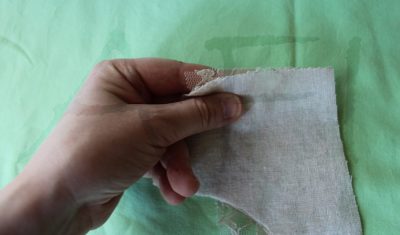 How to sew a bra – Step 8.2: Sewing the band - Joining the cradle with ...