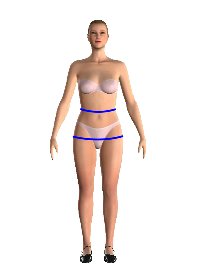 waist hip measurements