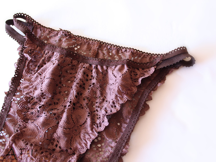 AFI chocolate lace panties