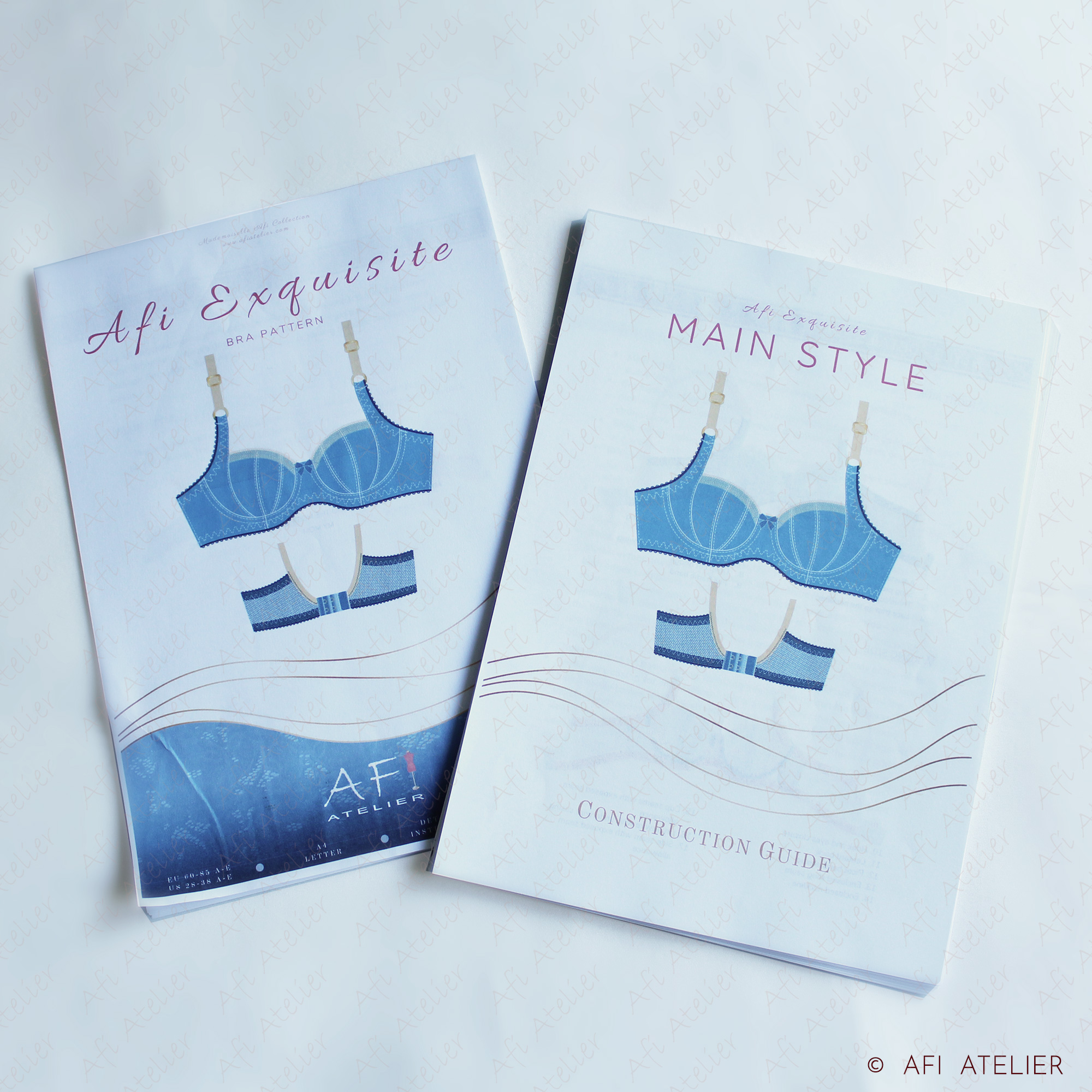 Afi Exquisite Bra - Pattern covers
