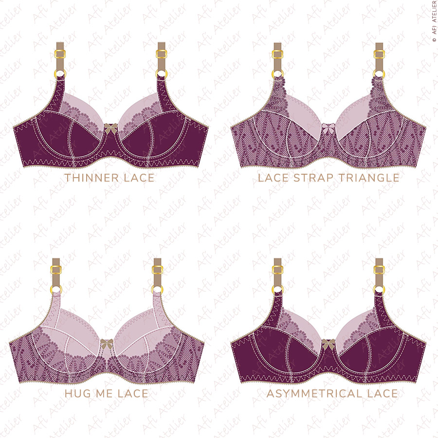 Afi Elegance Bra - Pattern overlays
