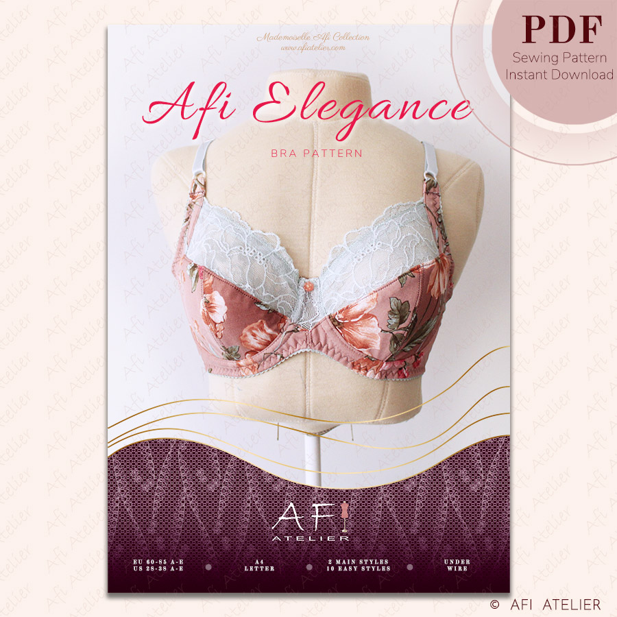 AFI Elegance Bra Sewing Pattern – AFI Atelier